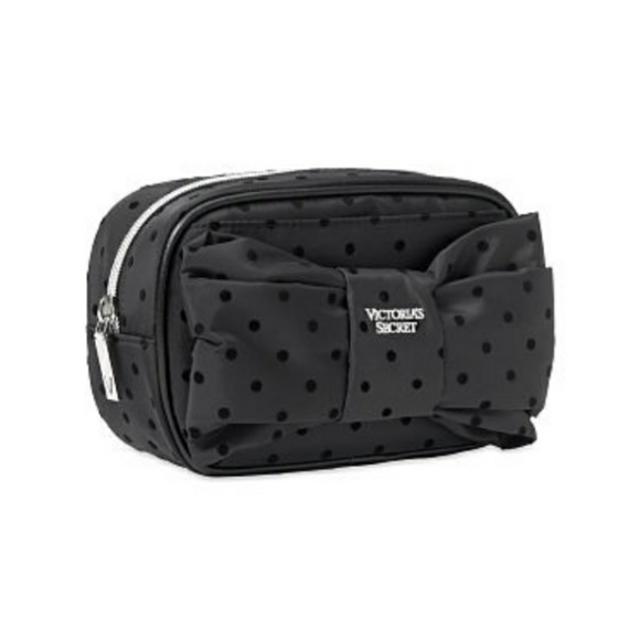 VS Velvet Polka Dot Beauty Case - Picture 2 of 8